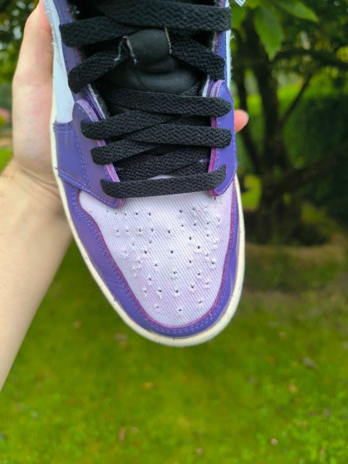 Baskets Jordan high zoom comfort violette pointure 43 décoloré bon état - photo numéro 5