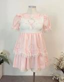 Dress Robe Pink Lolita Cute Kawaii Princess Barbie Cosplay