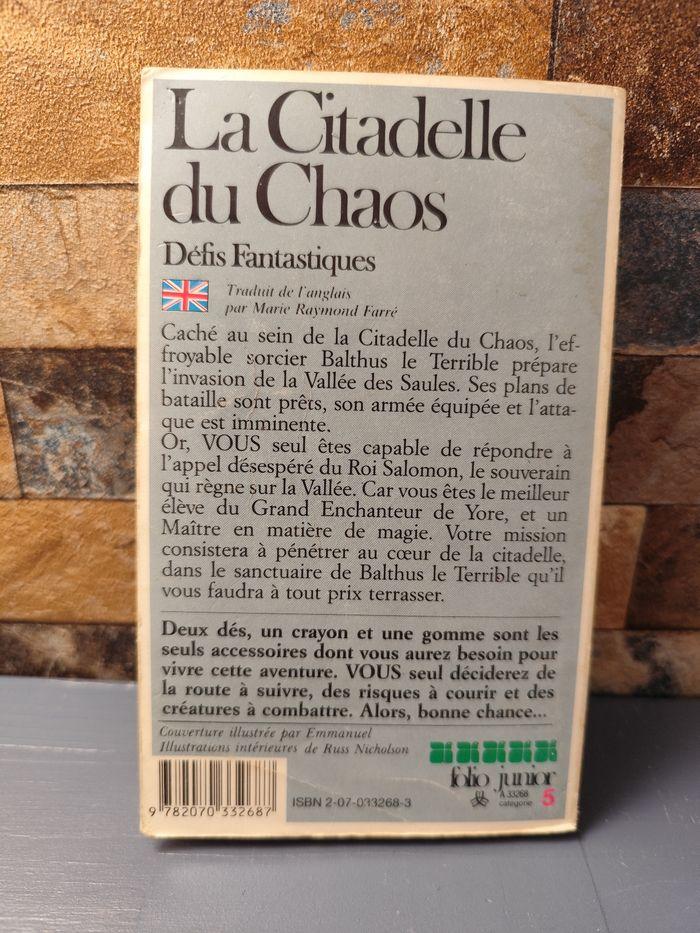 Livre Dont vous Êtes Le Héros La Citadelle du Chaos - photo numéro 3