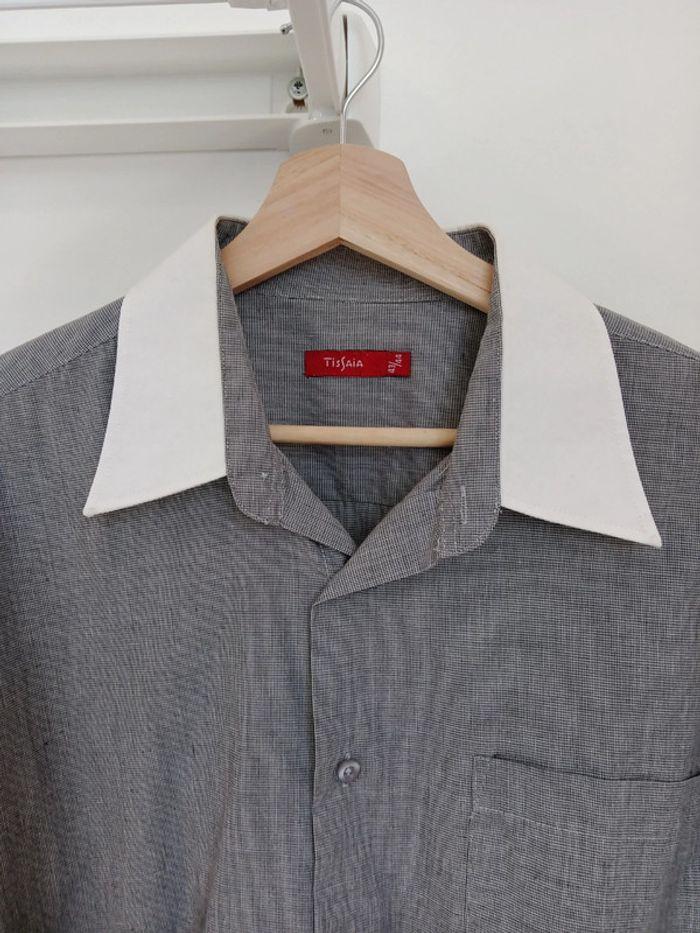 Chemise  grise / camisa gris - photo numéro 5