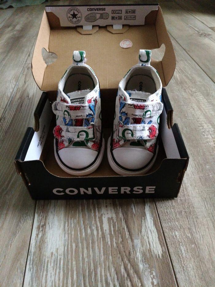 Paire de converse bébé garçon 21 - photo numéro 2