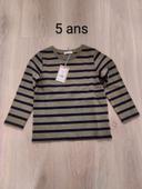 T-shirt manches longues - Taille : 5 ans