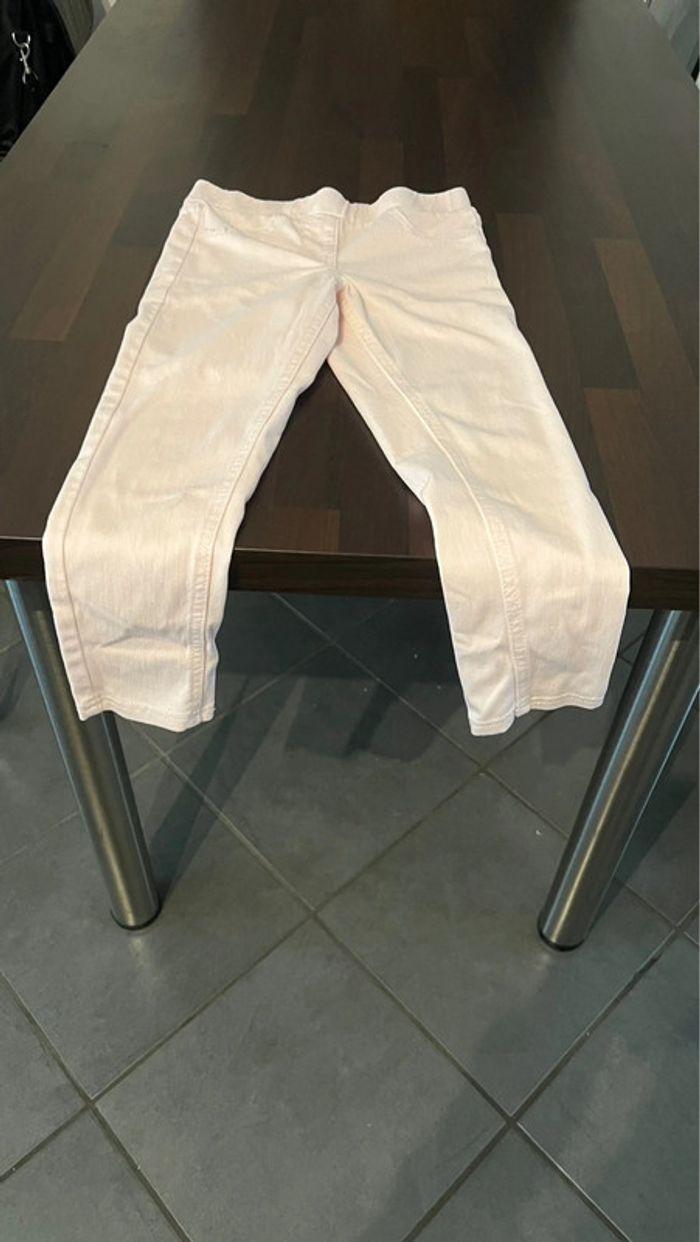 Pantalon  fille rose pale 8 ans parfait état - photo numéro 2