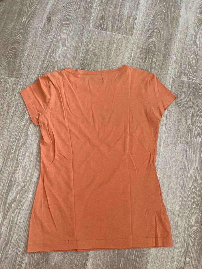 Tee-shirt Lacoste orange taille 36 - photo numéro 4