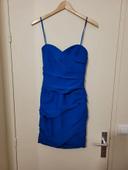 robe de soiree BCBGMaxazria bleu taille XS