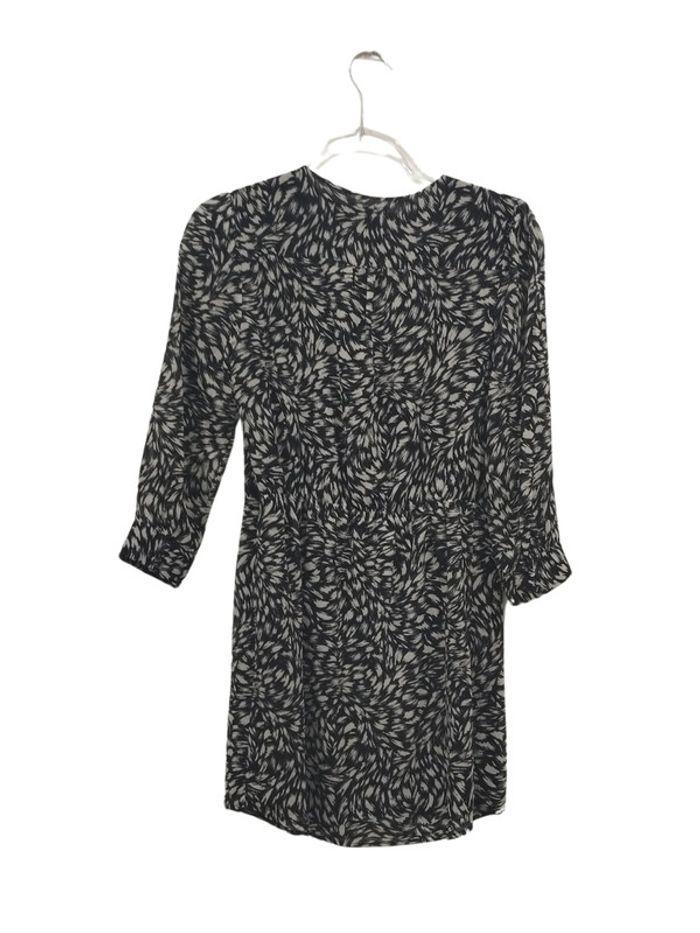 Robe courte à volants motif graphique - H & M - T 36 - photo numéro 3