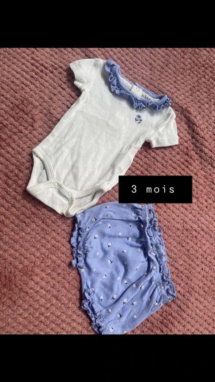 Body + bloomer Kiabi bébé fille