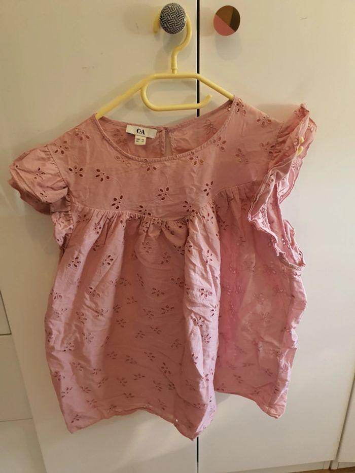 Blouse C&A T44 rose pâle - photo numéro 1