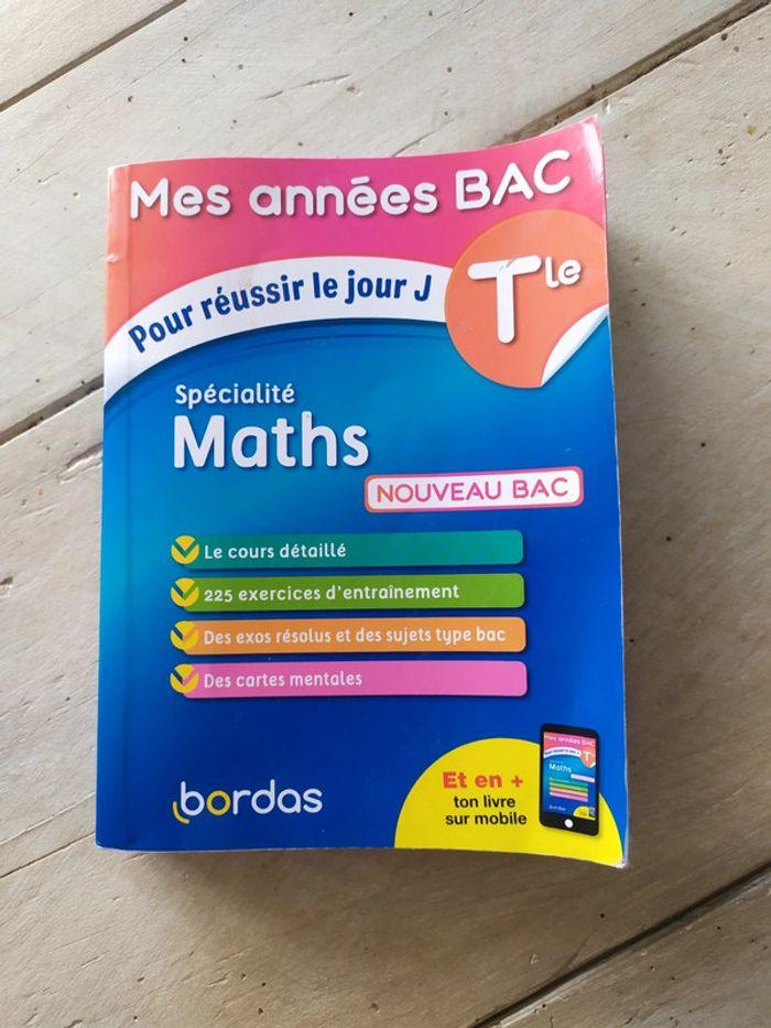 Mes années bac Maths spécialité Terminale - photo numéro 1