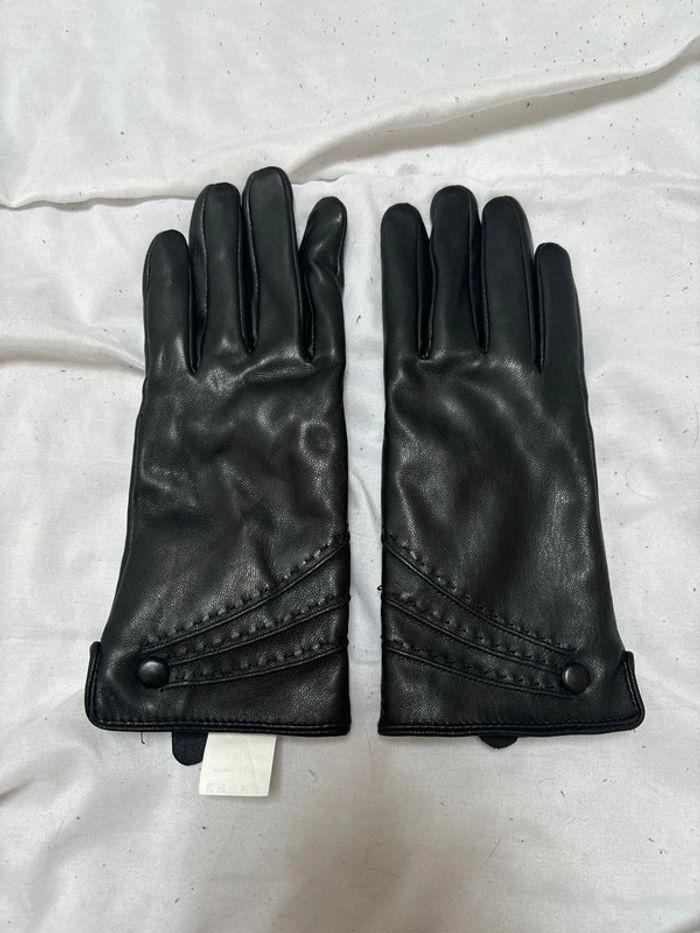 Gants en similicuir cuir