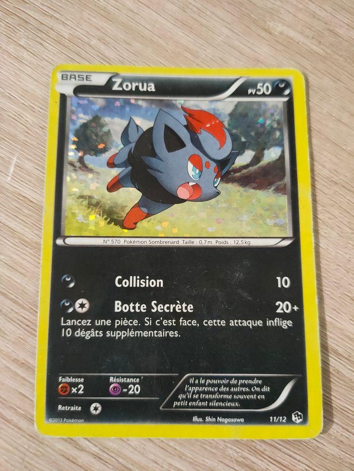 Carte Pokémon McDo 11/12 Zorua - photo numéro 1