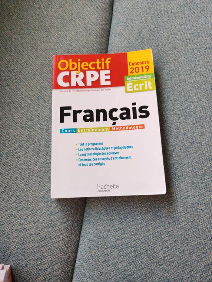 Objectif crpe 2019 admissibilité écrit français - photo numéro 1