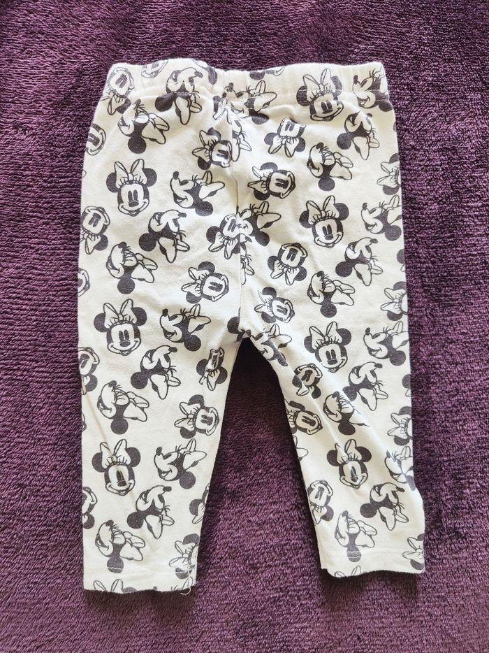 Pantalon legging Minnie beige Disney Baby 3-6 mois - photo numéro 2