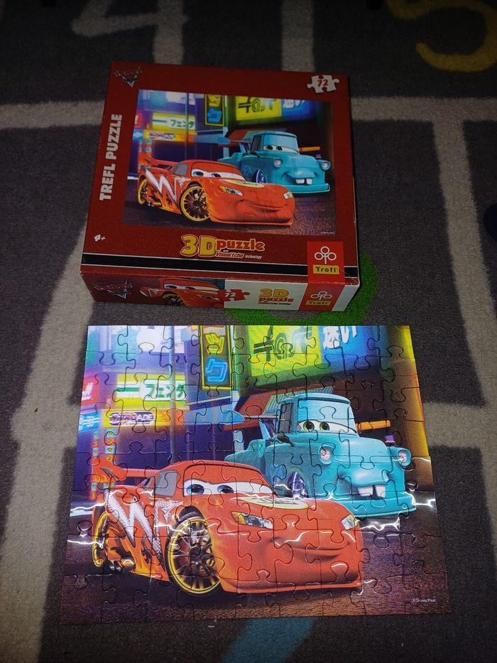 Puzzle 3d flash cars disney 72 pièces - photo numéro 3