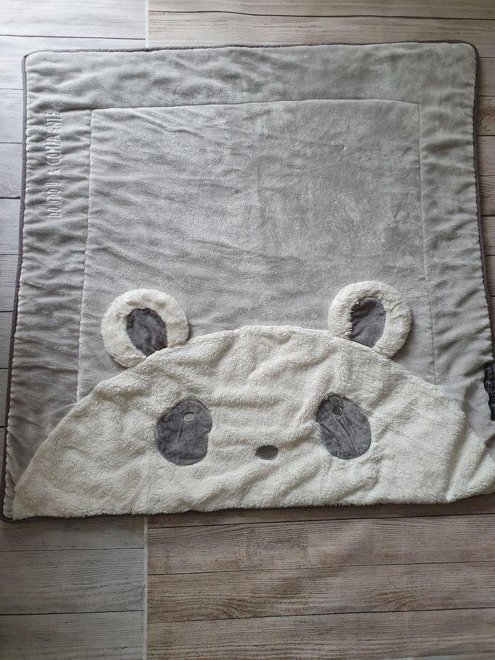 Tapis de parc panda gris - photo numéro 1