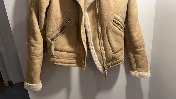 Veste marron beige - photo numéro 3