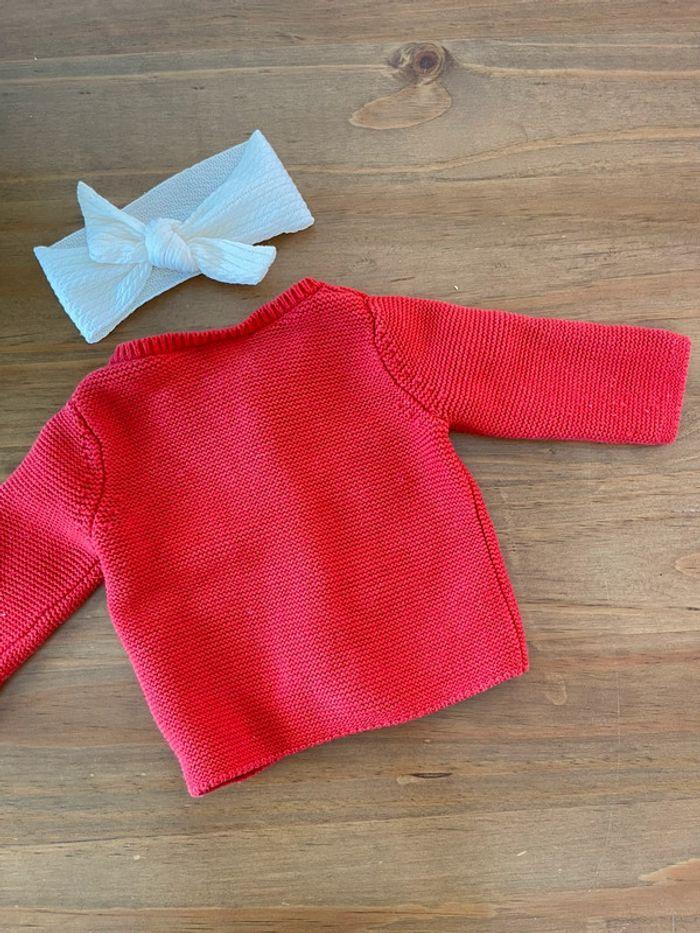 Ensemble rouge Jacadi fille • 3 mois - photo numéro 10