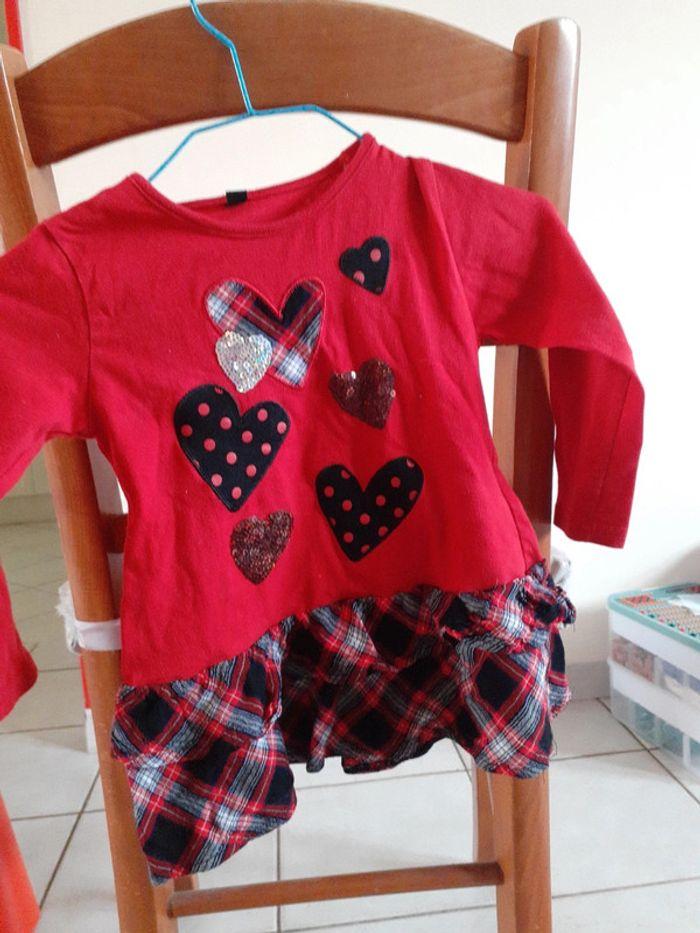 T shirt manches longues genre tunique 3 ans - photo numéro 2