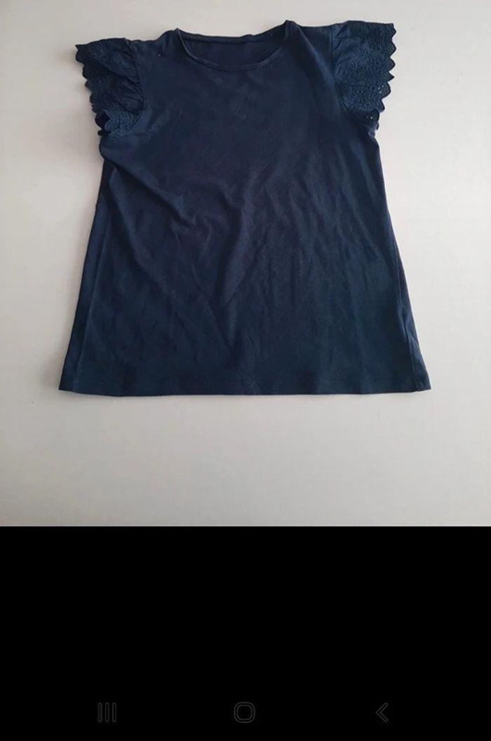 T-shirt vertbaudet marine taille 10 ans / 140 cm - photo numéro 1