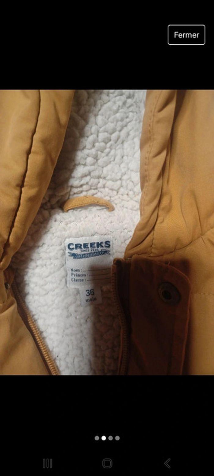 Manteau creeks taille 36 mois - photo numéro 3