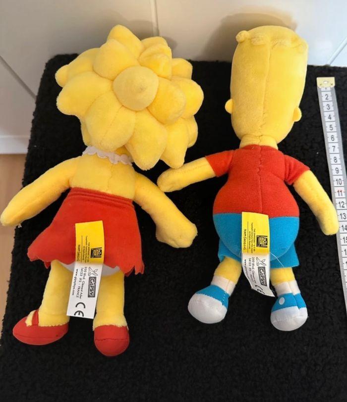 Peluche Bart et Lisa Simpsons - lot de deux - photo numéro 3