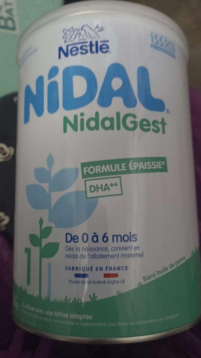 NidalGest Nidal formule épaissie 1er âge  date 10/2025 - photo numéro 1