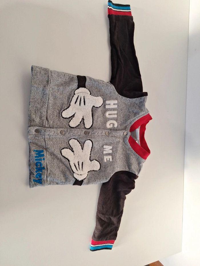 Ensemble Mickey 9m veste pantalon t-shirt manche longue - photo numéro 2