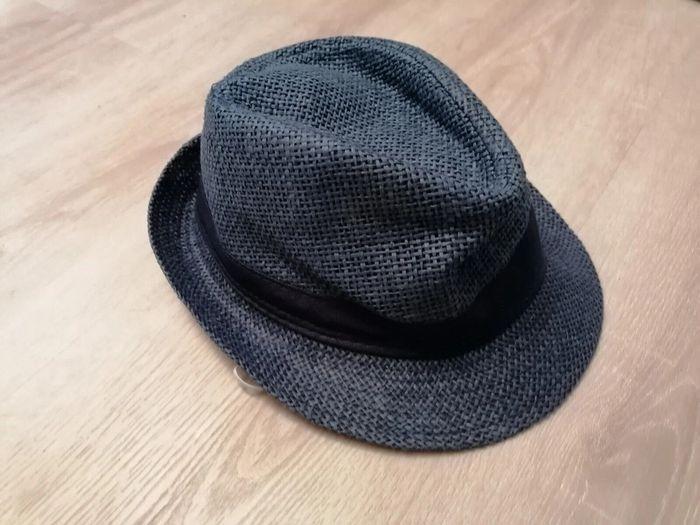 chapeau de paille bleu 4/7ans - photo numéro 1