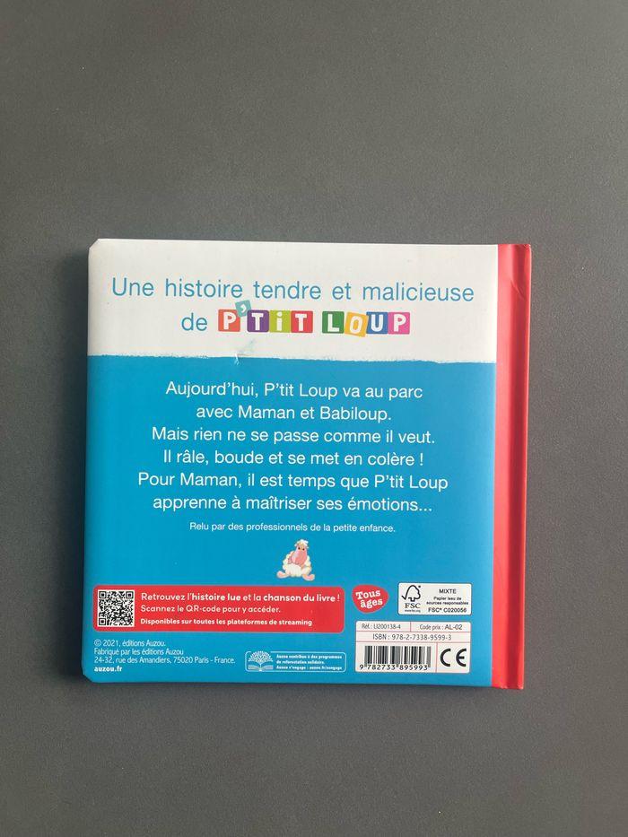 Livre enfant p’tit loup fait une colère - photo numéro 2