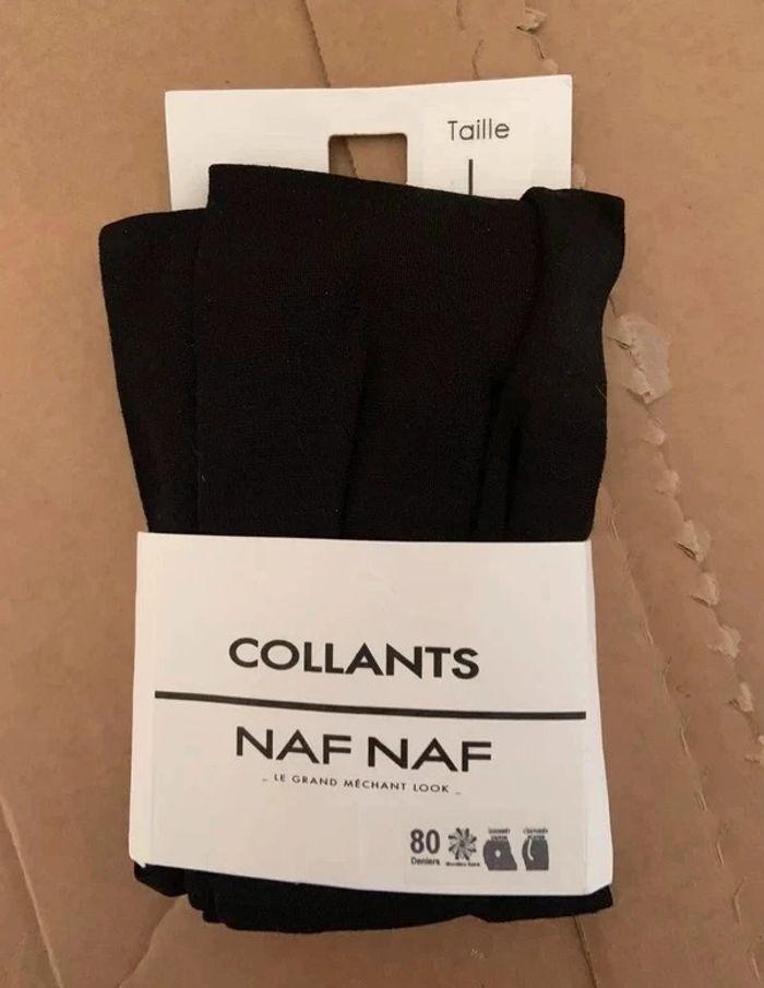 Collants noir 80D Naf Naf - photo numéro 1