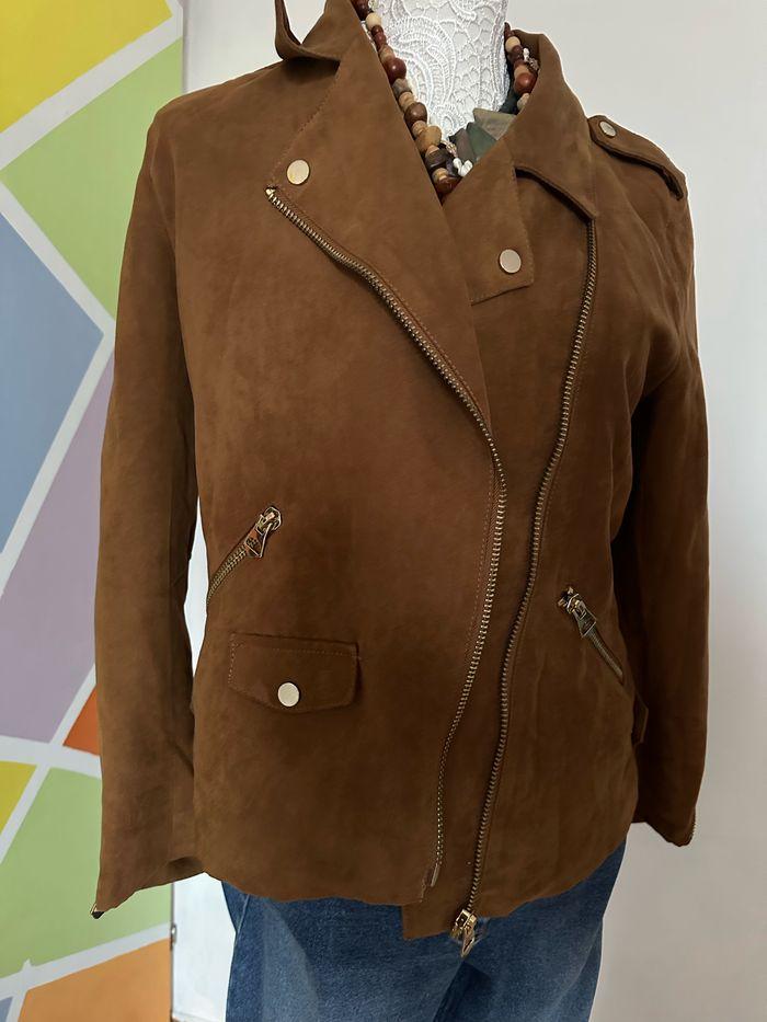 Veste camel H&M taille 40 - photo numéro 2