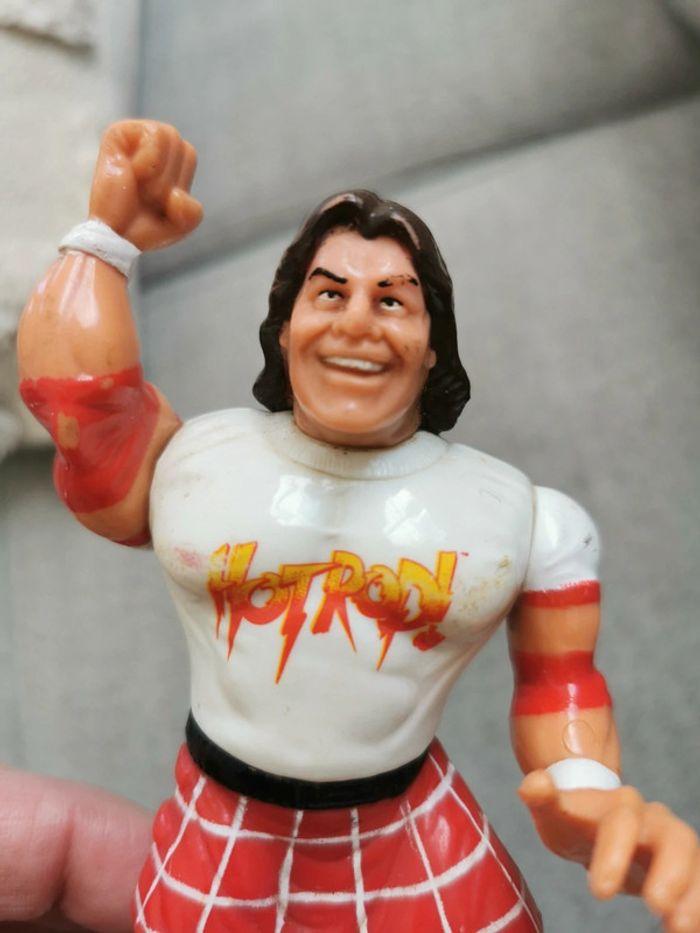 Jeu figurine catcheur WWE Catch rowdy Roddy piper  hot rod! 1991 Hasbro titan sports - photo numéro 3