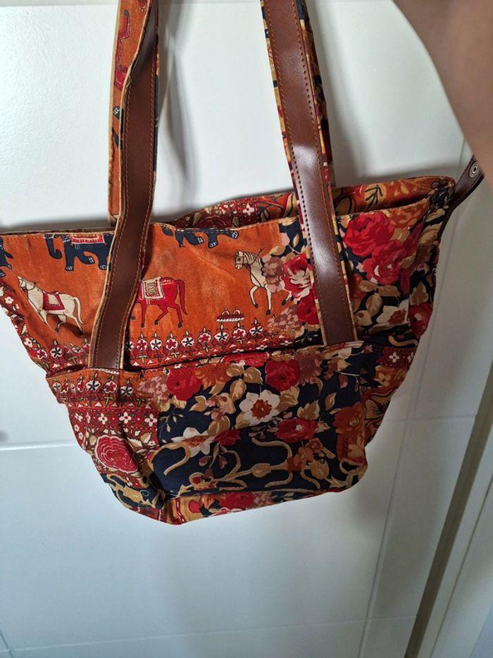 Sac Vintage multicolore - photo numéro 3