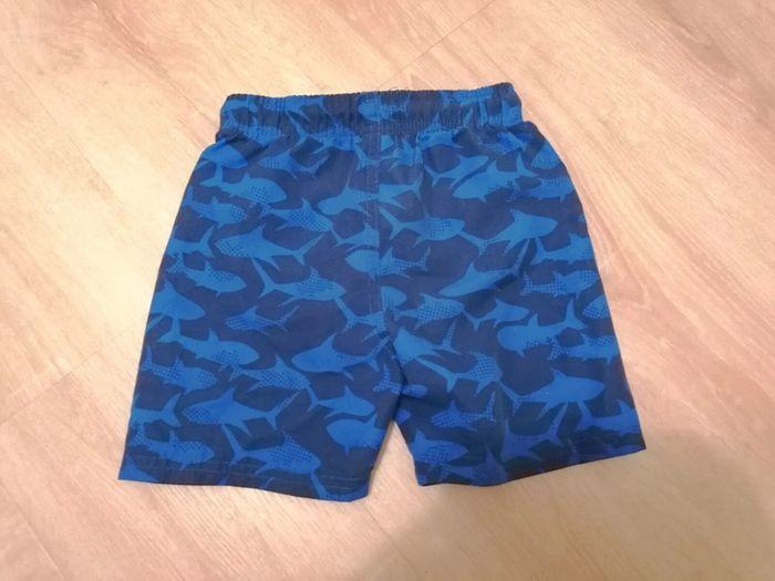 Short de bain bleu requins, Zeeman, 98/104cm 3 ans - photo numéro 2