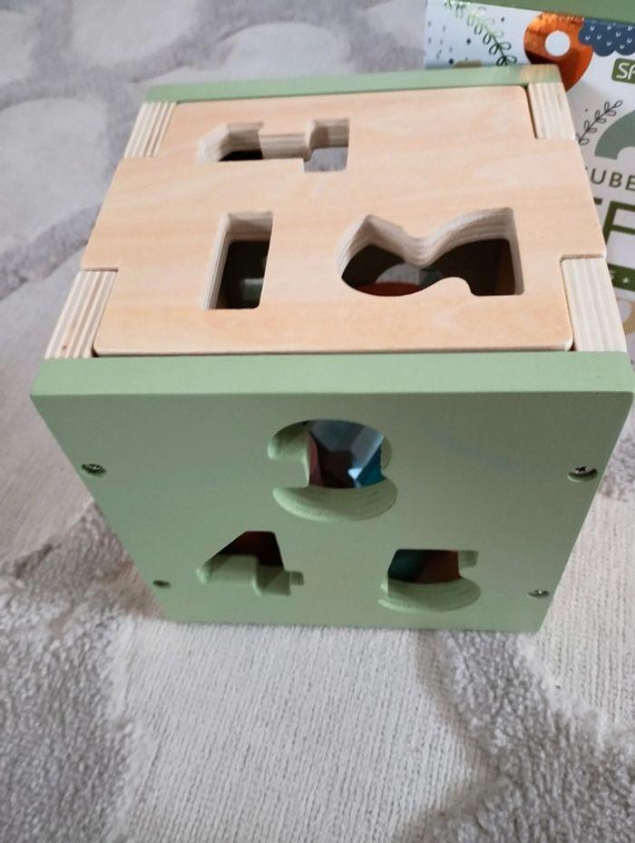 Le cube des chiffres jeux en bois - photo numéro 5