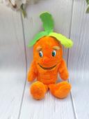 Peluche doudou légume carotte Lidl Playtive junior 2018 orange vert marron 29 cm