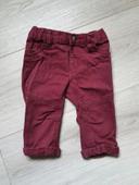 Pantalon Gémo bordeaux 6 mois