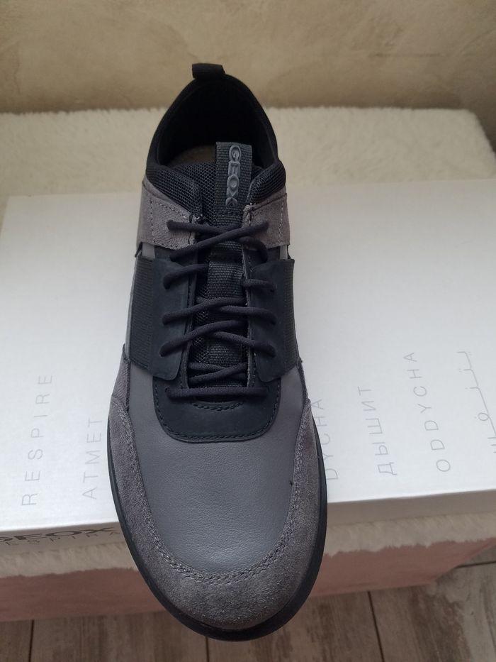 Baskets homme Geox t 39 en cuir nubuck Neuf - photo numéro 5