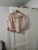 Short en tissu rose pâle h&m taille 42