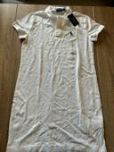 Robe polo Ralph Lauren blanche