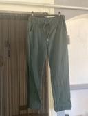 Superbe pantalon vert kaki stretch fille neuf 14 ans