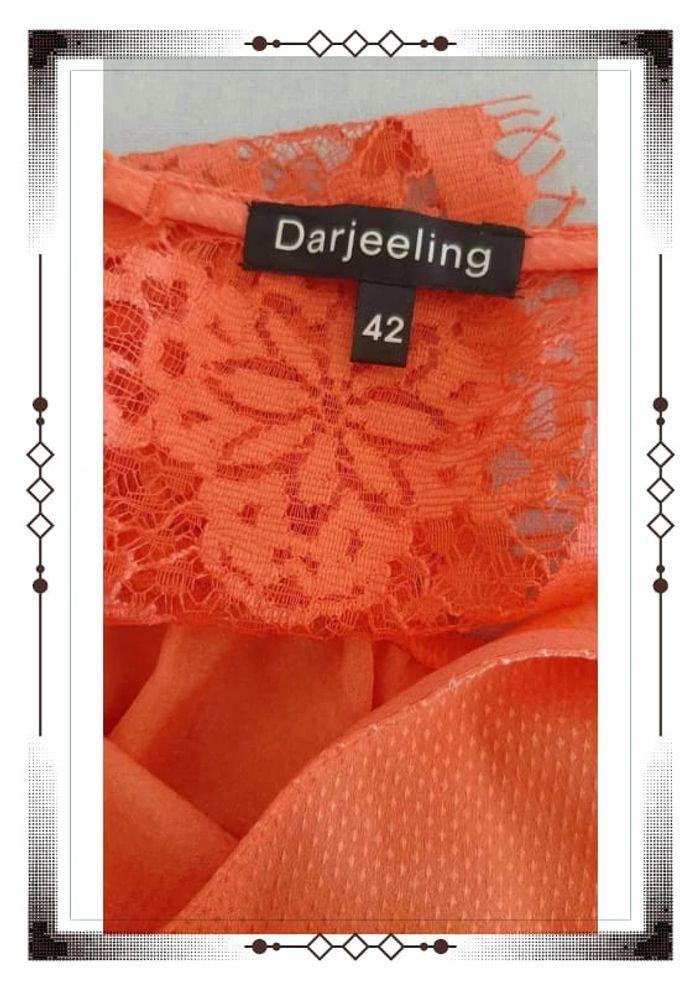 Nuisette dentelle corail Darjeeling 42 neuf - photo numéro 5