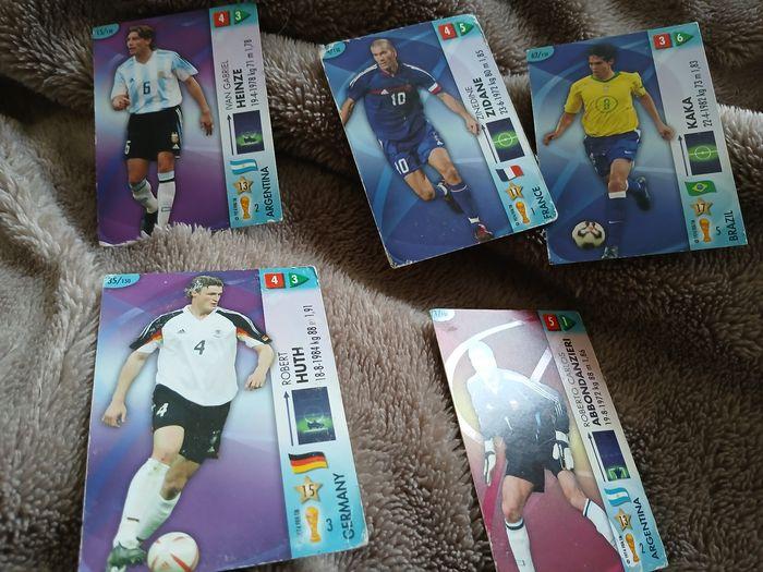 5 cartes panini football - photo numéro 1