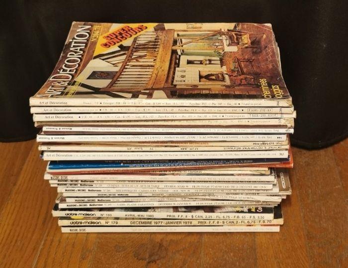 Gros lot 31 anciens magazines maison art déco - photo numéro 2