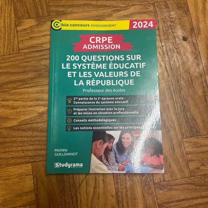 CRPE admission 2024 - photo numéro 1