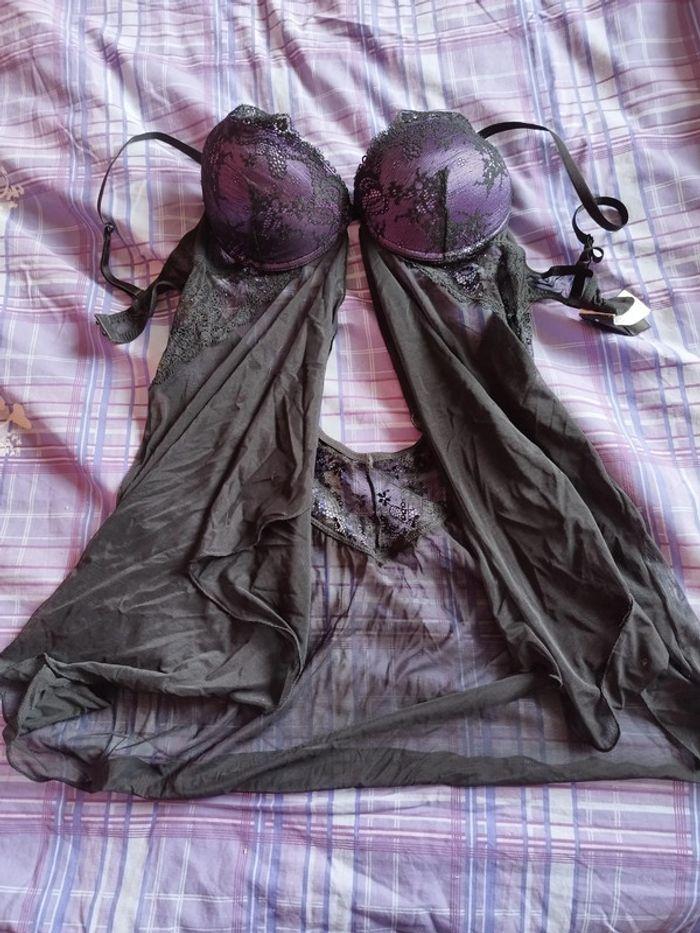 Nuisette noire et violette 95 B - photo numéro 6