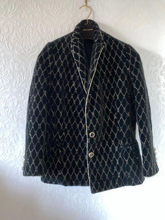 Vintage velour blazer - photo numéro 1