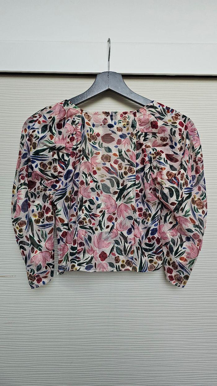 Blouse courte fleurs multicolores pimkie - photo numéro 6