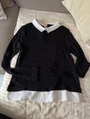 Pull col chemise