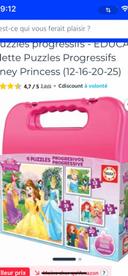 Lot puzzle évolutif Disney princesse